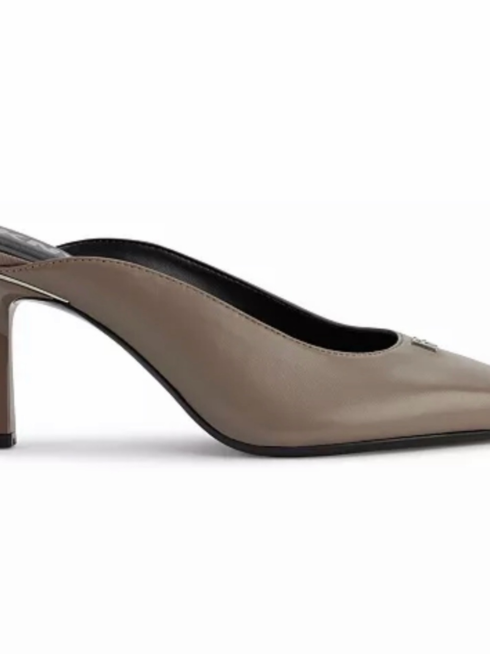DKNY Netta Size 10, Taupe Pointed-Toe Mid Heel Mules